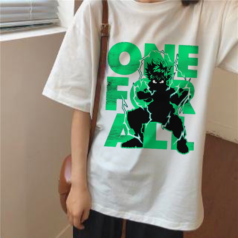 Áo Thun In Hình Nhân Vật Anime Boku No Hero  Mẫu Mới Cực Chất Unisex Nam Nữ