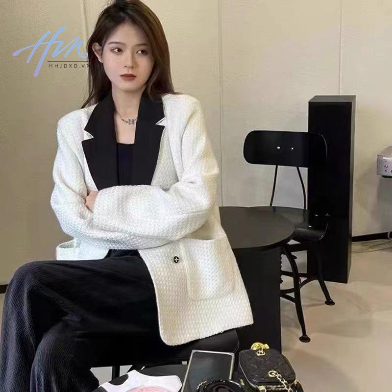 Niche Áo Khoác Dáng Rộng Cao Cấp Phong Cách Đường Phố Thời Trang Thu Đông Dành Cho Nữ