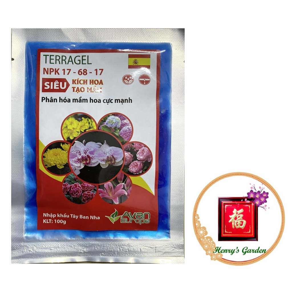 Kích hoa tạo mầm Terragel NPK 17-68-17 - #666# 100g
