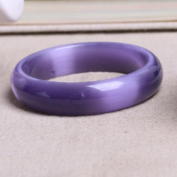 Vòng Tay Đá opal Màu Tím Thời Trang Phong Cách Hàn Quốc Cho Nữ