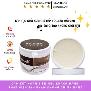 SÁP GÔM VUỐT TÓC TẠO KIỂU DÀNH CHO NAM KARSEELL GÔM 380ml - SÁP 100MLLAMANH.KOMETIC