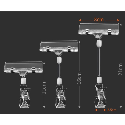 Kẹp wobbler quảng cáo, kẹp mica, kẹp giá sale, kẹp nhựa va bảng giấy sale