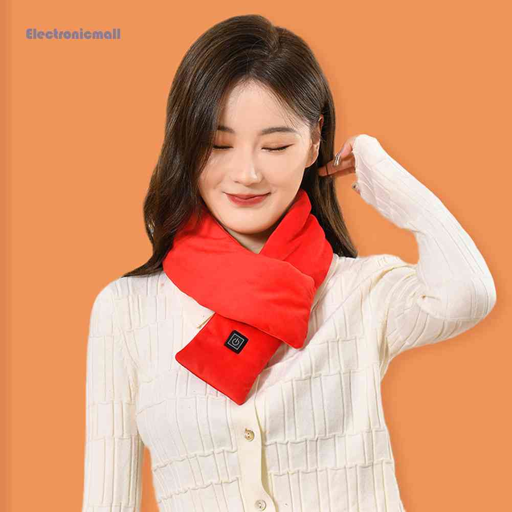 Khăn Quàng Cổ 3 Bánh Răng Sưởi Ấm Bằng Điện Sạc Cổng USB Tùy Chỉnh Cho Nam Và Nữ Mall01.vn