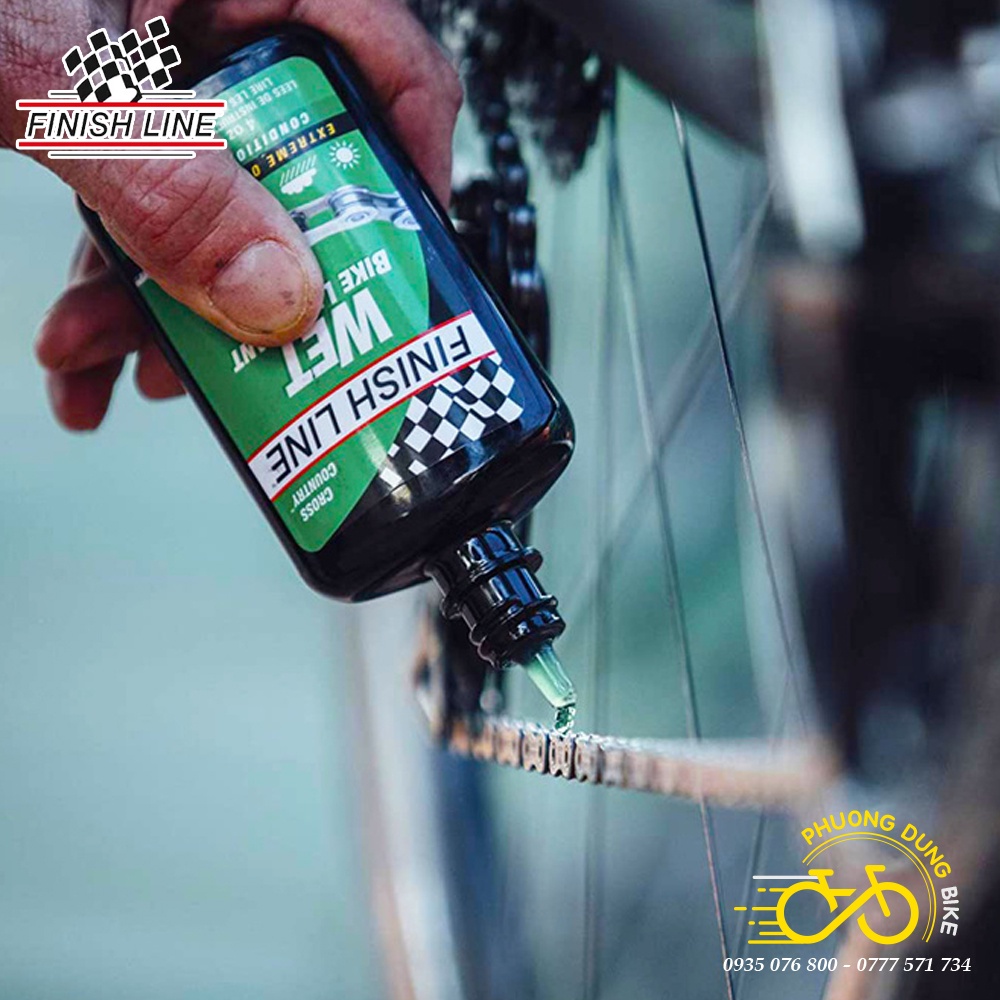 Dầu nhớt tra sên xích xe đạp FINISH LINE 120ml