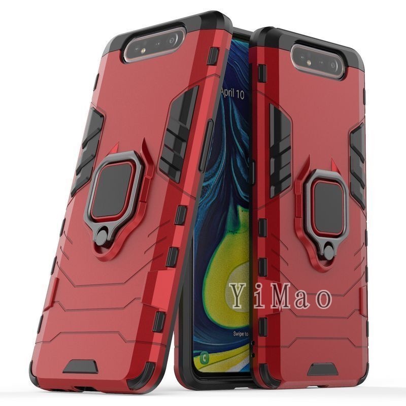 Ốp Lưng Silicone Có Vòng Nhẫn Và Nam Châm Tiện Dụng Cho Samsung Galaxy A80 A805