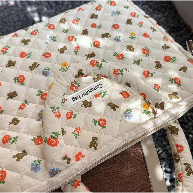 Túi Đựng laptop 13.3 / 14.1 / 15.6 / 15inch Chống Sốc In Hình Gấu Dễ Thương