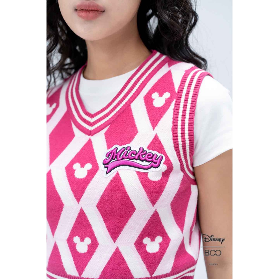 Áo Gile BOO Dáng Croptop Kidult Mickey BZL
