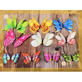 Bướm 3d 2 tầng cánh trang trí , decor làm đồ handmade, giỏ hoa quà | L U