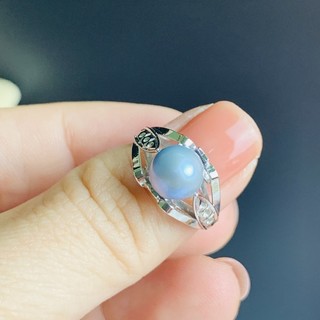 Nhẫn khắc silver pearl Hàng Si Nhật