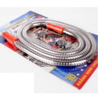 Dây dẫn gas vỏ bọc inox koshudo - chống chuột gặm hiệu quả - hàng chính hãng 100%