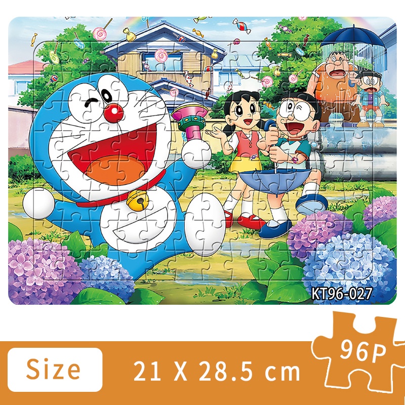 Bộ Đồ Chơi Xếp Hình 96 Mảnh Bằng Giấy Giúp Phát Triển Trí Thông Minh Cho Bé