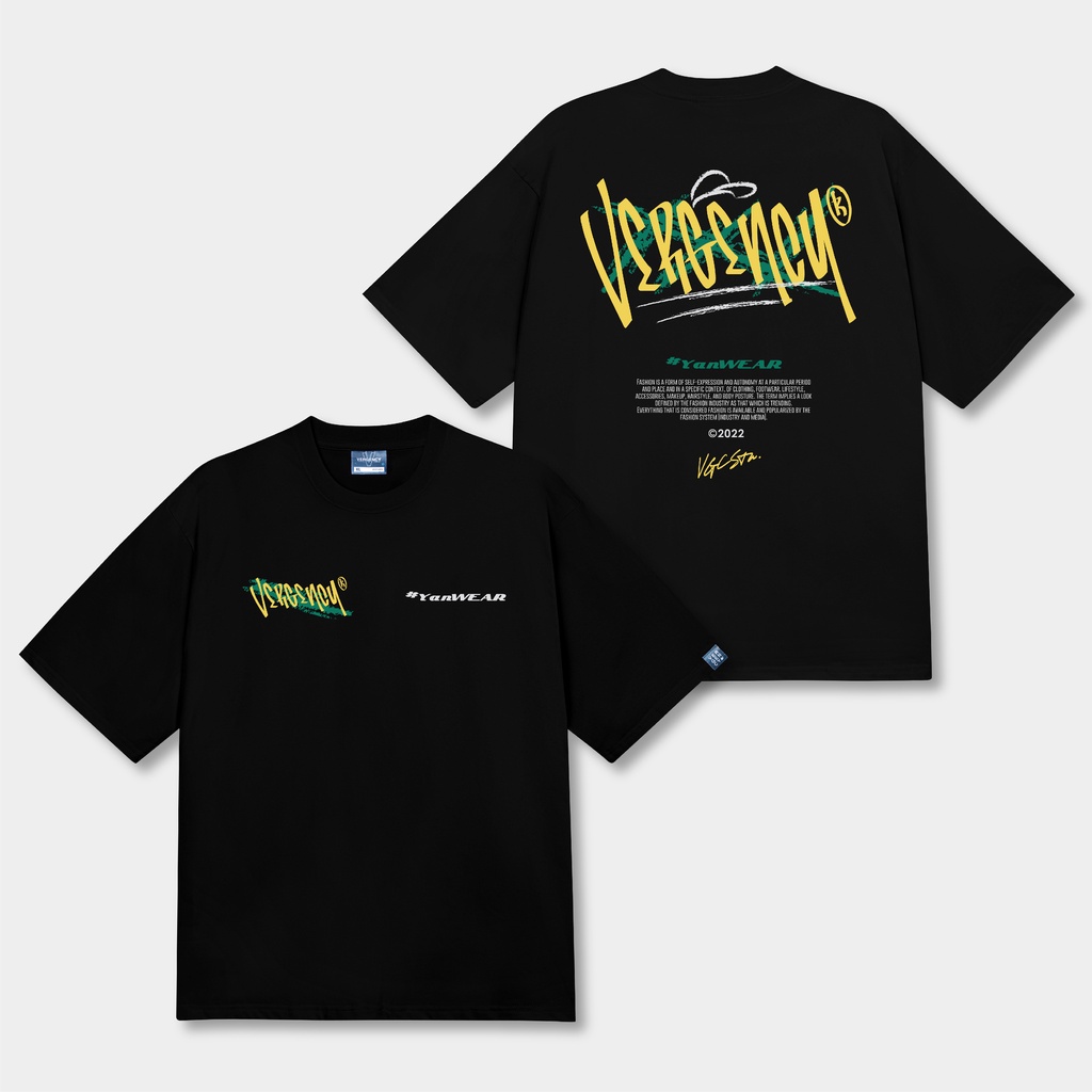 Áo thun nam nữ local brand unisex form rộng tay lỡ Vergency Rapper/RAP hàng chính hãng 6 màu sắc
