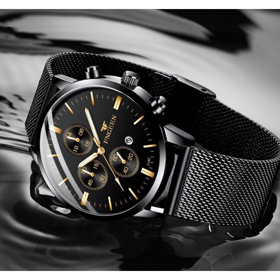 Đồng Hồ Nam FNGEEN F13 Dây Thép Nhuyễn Đẳng Cấp Đàn Ông