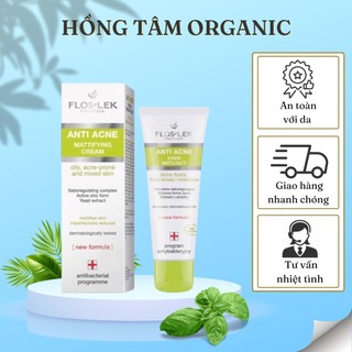 Kem Dưỡng Ẩm Floslek Anti Acne Mattifying Cream 50ml kiểm soát dầu và điều tiết nhờn.
