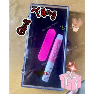 Nailbox, Móng úp chân màu thạch đính đá sang chảnh, đo theo size khách