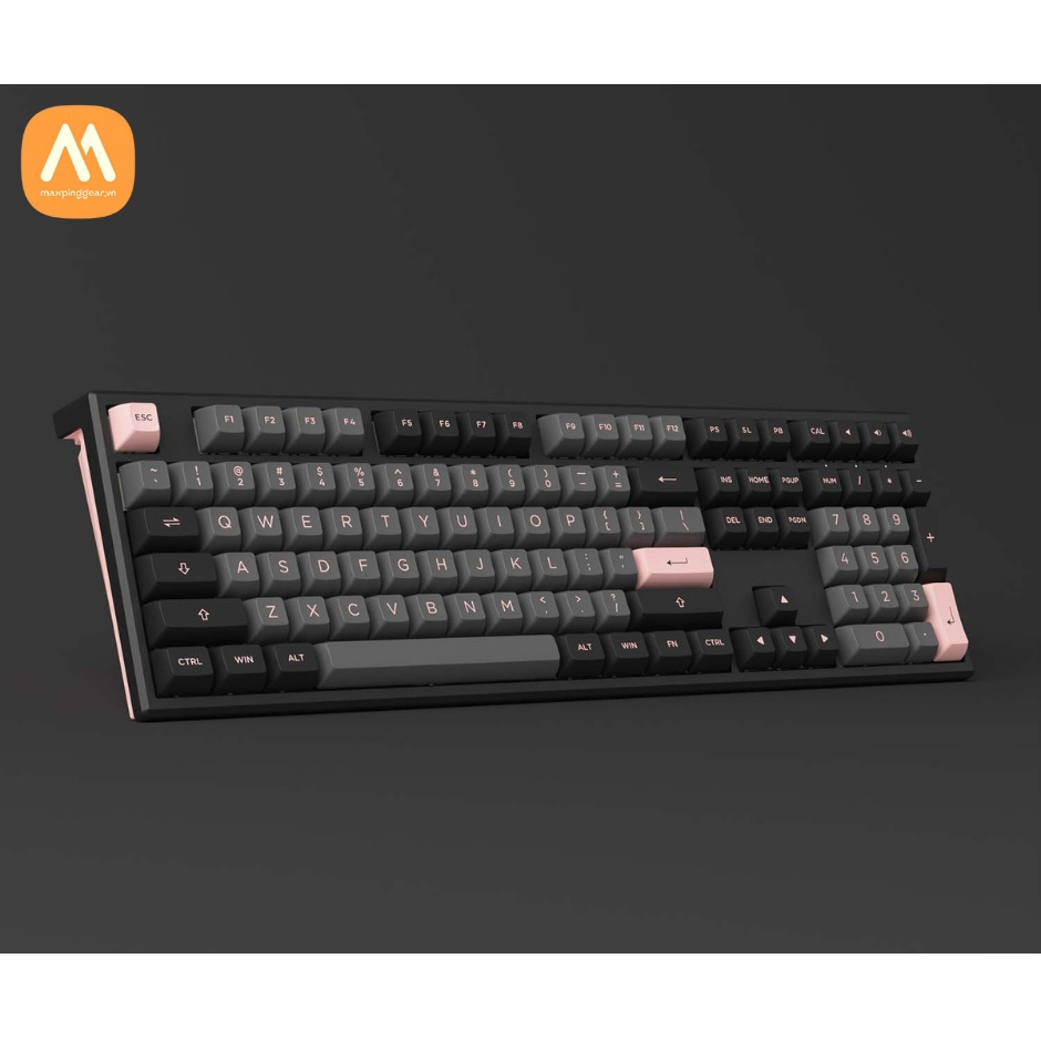 Bàn phím cơ AKKO MonsGeek MG108 Black&Pink