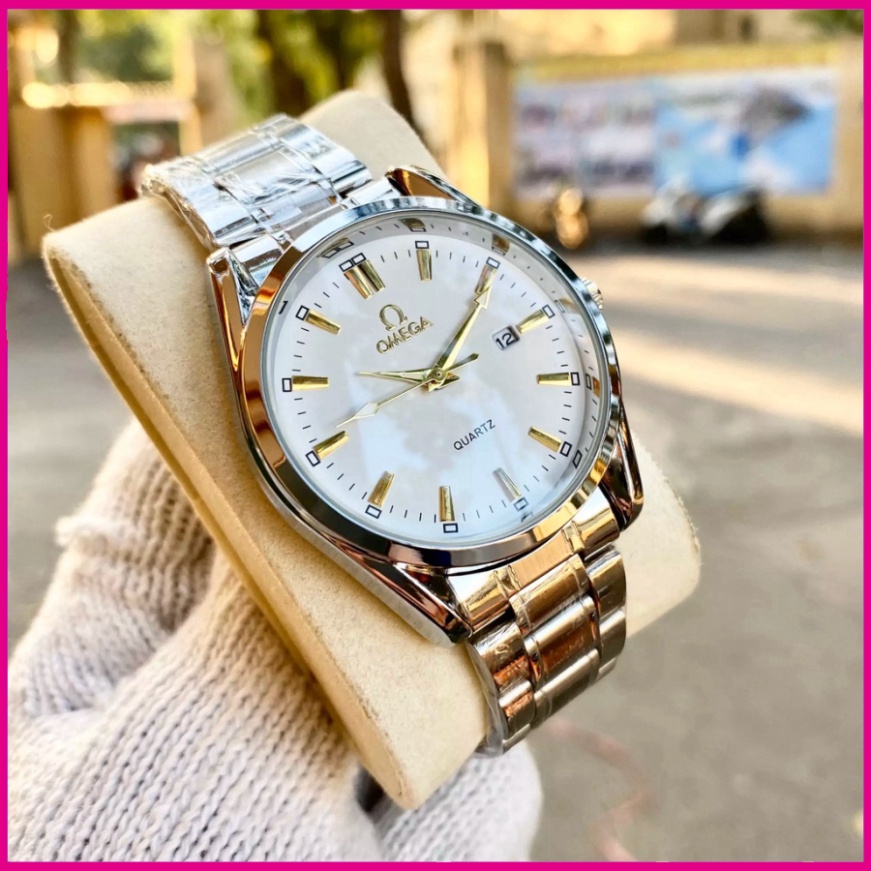 Đồng Hồ Omega Nam Có Lịch Ngày Mã OM89 free ship toàn quốc