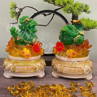 Cặp cóc tỳ đá, tỳ hưu phong thủy, cóc thiềm thừ chiêu tài đế xoay 360đ, giá sỉ