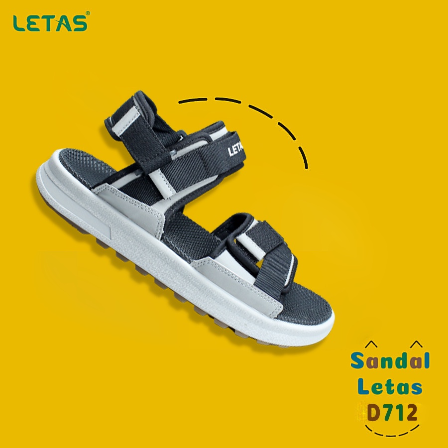 Sandal Unisex Letas D712 - Đen