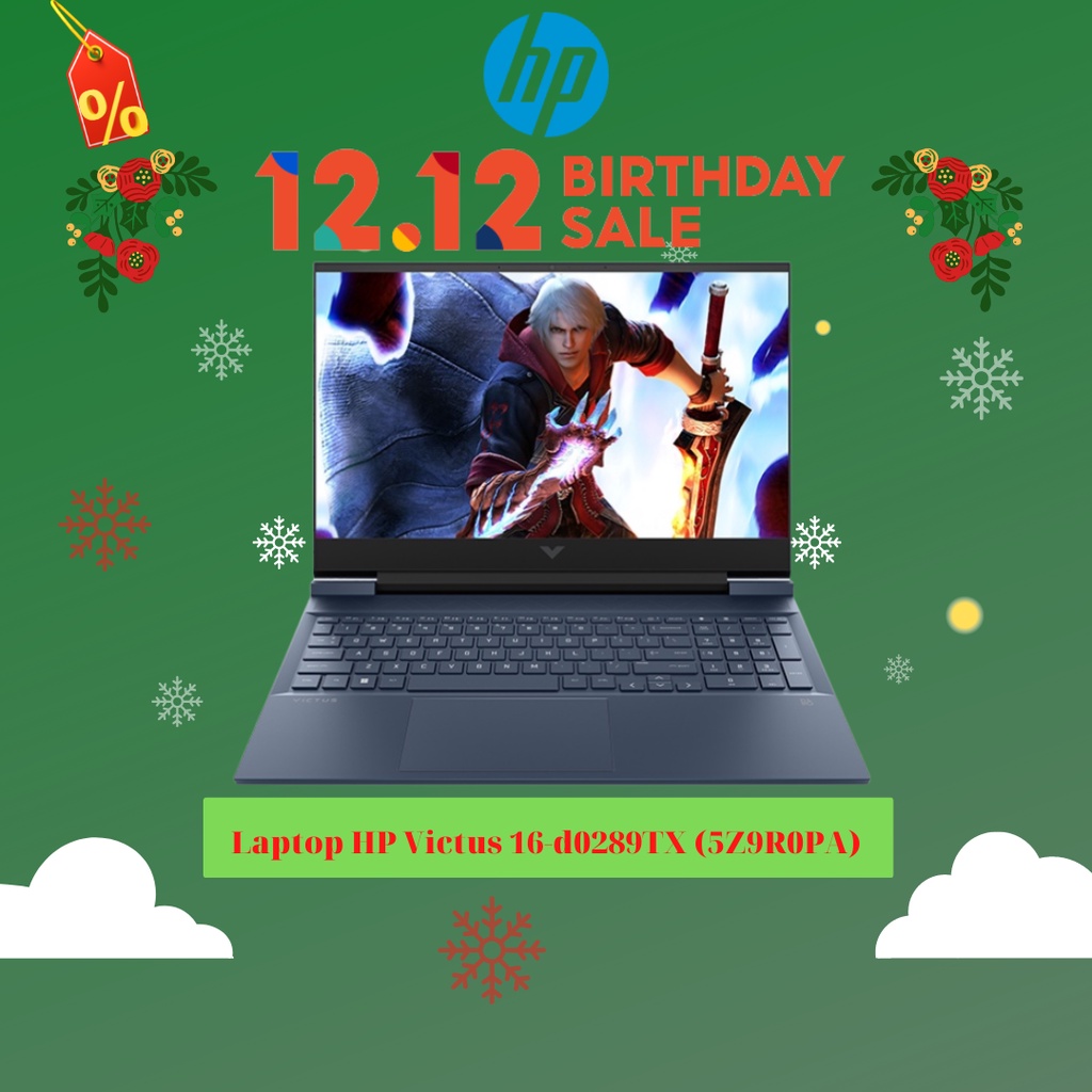 [Mã ELHP128 giảm 12% đơn 10TR] Laptop HP Victus 16-d0289TX 5Z9R0PA i7-11800H | 16GB | 512GB | GeForce RTX™ 3060 6GB