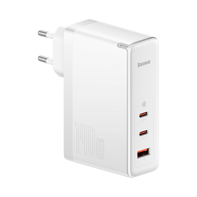 Củ Sạc Nhanh Baseus GaN5 Pro Fast Charger 140W (kèm cáp C to C , Type C*2 + USB, PD/ QC4.0/ QC3.0/ AFC/ FCP Quick-Charge