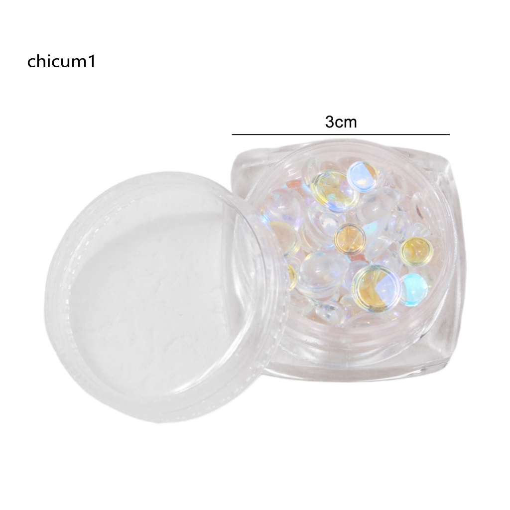 1 Hộp Phụ Kiện Trang Trí Móng Tay Lấp Lánh DIY