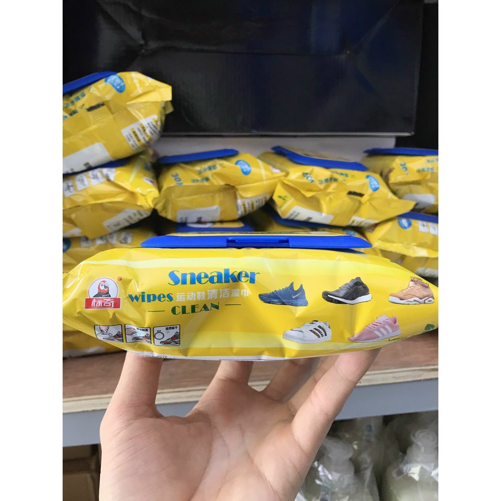 Lau trắng giầy dép túi xách đa năng Sneaker