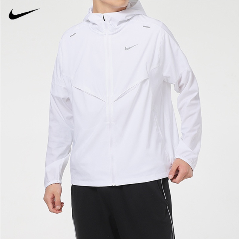 Áo Khoác Hoodie Nike100% Chính Hãng Nhanh Khô Chống Nắng Cho Nam Chạy Bộ Câu Cá CZ9071-100