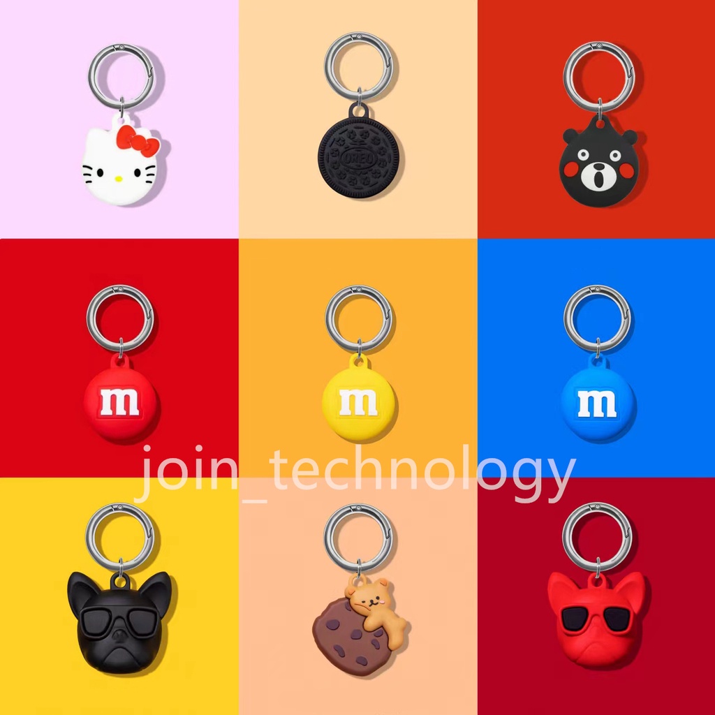 Ốp lưng airtag chống thất lạc hình hoạt hình dễ thương cho iPhone