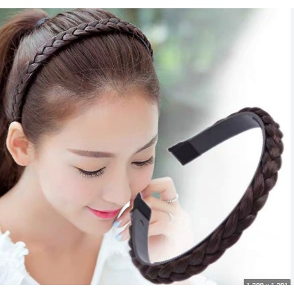 Bờm Tóc Tết , Phụ Kiện Tạo Điểm Nhấn, Có Nhiều Màu Kết Hợp Với Trang Phục, Sợi Bóng Mịn Tự Nhiên