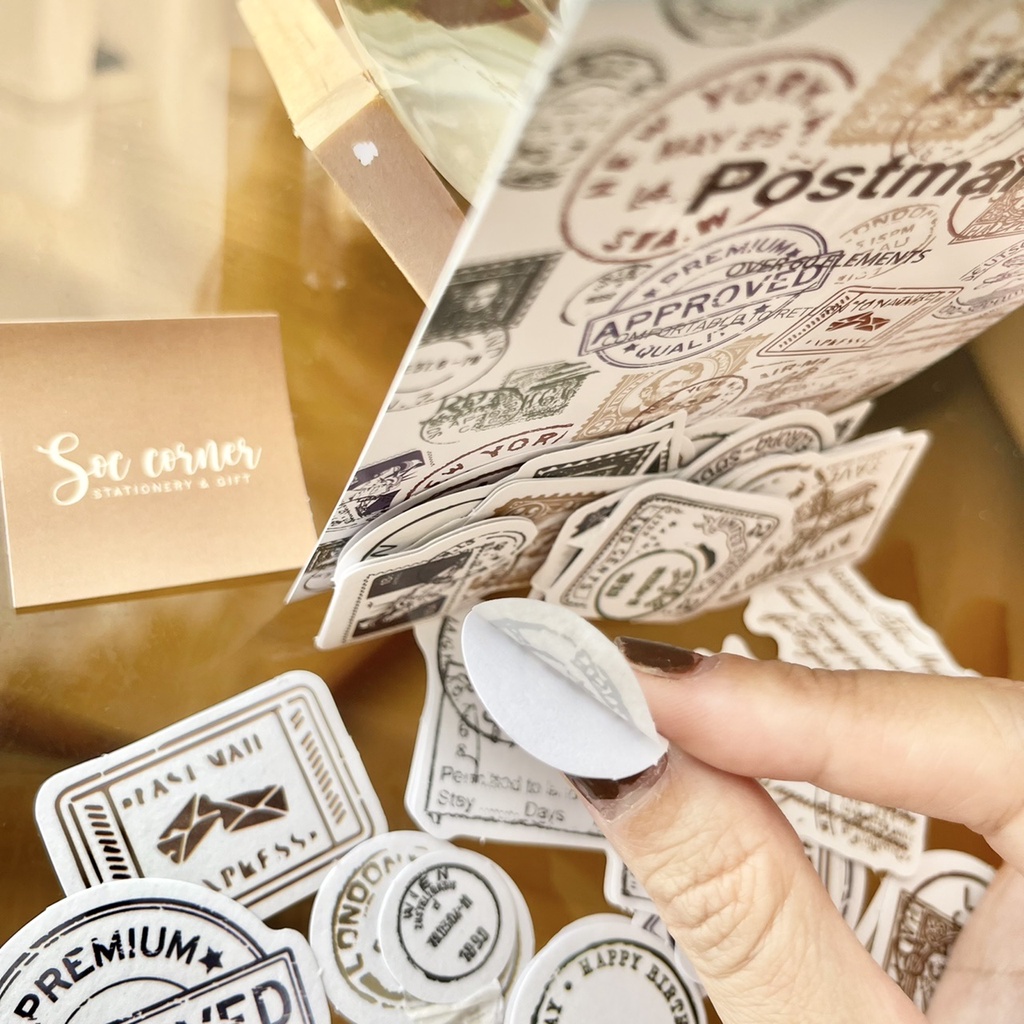 Set Sticker dán DIY ghi chú/ trang trí theo chủ đề