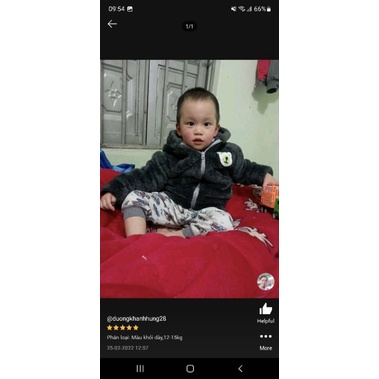 Áo khoác lông cho bé