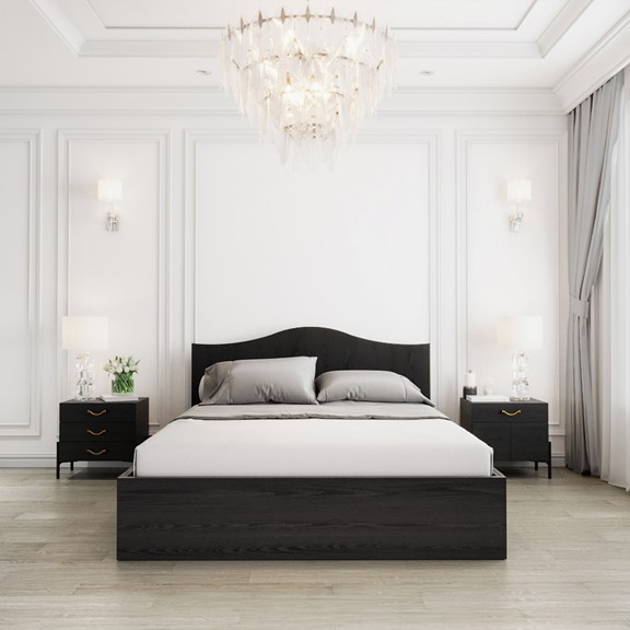 WILLI, Giường ngủ 2 hộc tủ kéo BED_134, 205x100cm, Giường ngủ gỗ Scandi Home
