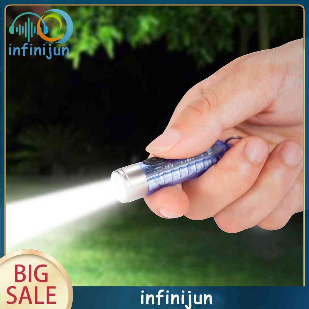 Móc Khóa Đèn Pin LED Mini SST20 Ánh Sáng Tím 400lm Không Thấm Nước