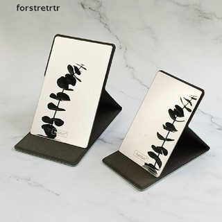 Forstretrtr Compact Folding Mirror Clam Flip Lid Pocket Mirror Handbag Cosmetic Travel EN