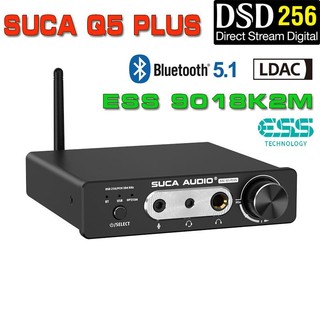 Giải mã/dac suca audio q5 plus- bluetooth 5.1 - 32bit/384khz - dsd256