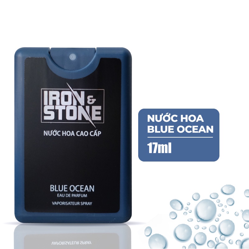 Nước hoa IRON & STONE Blue Ocean 17ml Z2001 - Dành cho nam