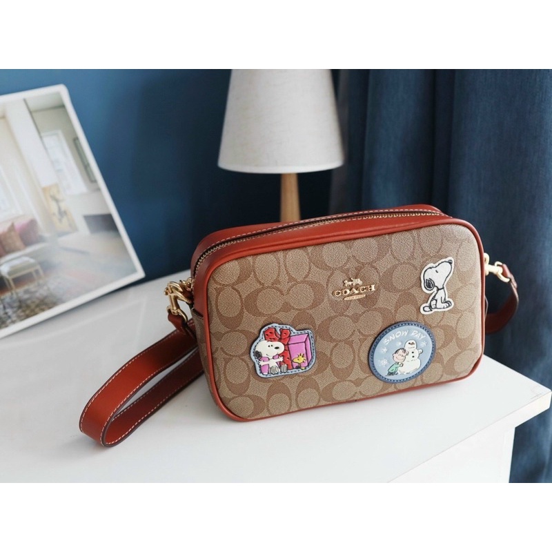 TÚI COACH X PEANUTS JAMIE CF304