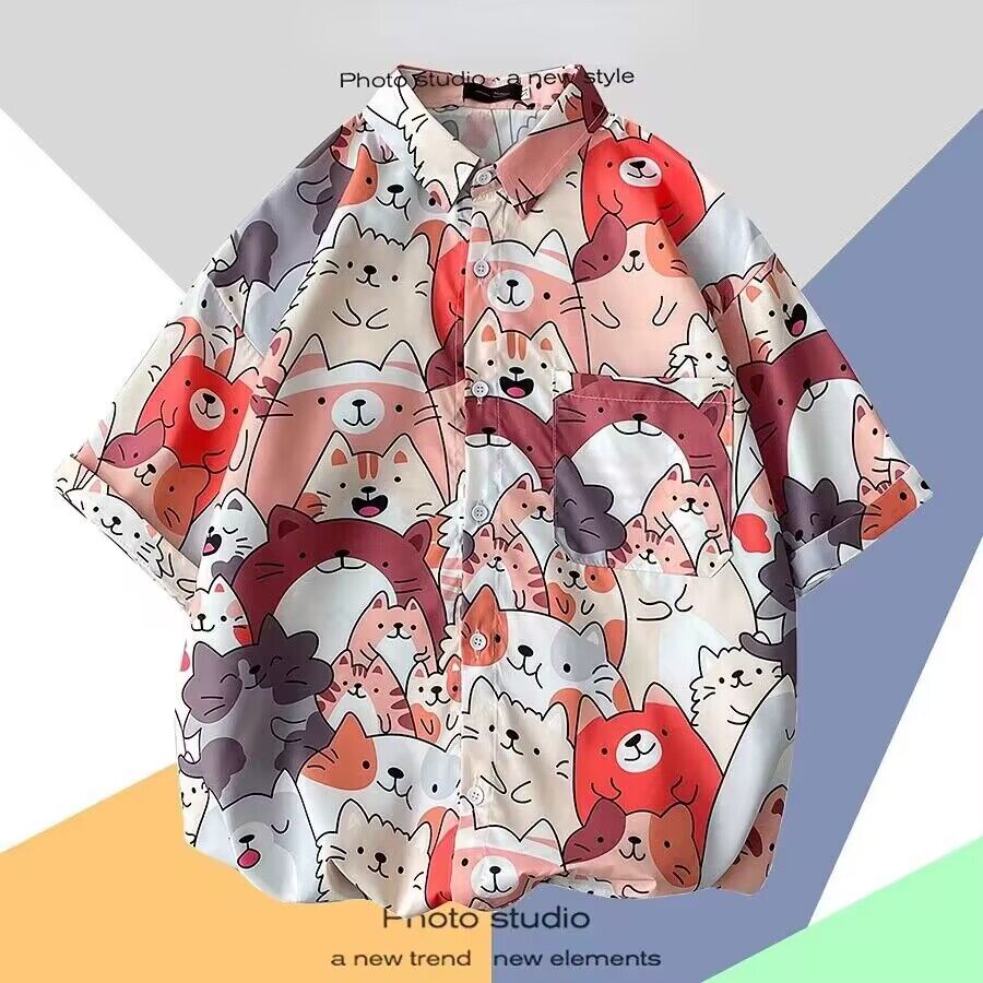 Áo Sơ Mi Chiffon Tay Lửng In Họa Tiết Thời Trang Mùa Hè Dành Cho Nữ