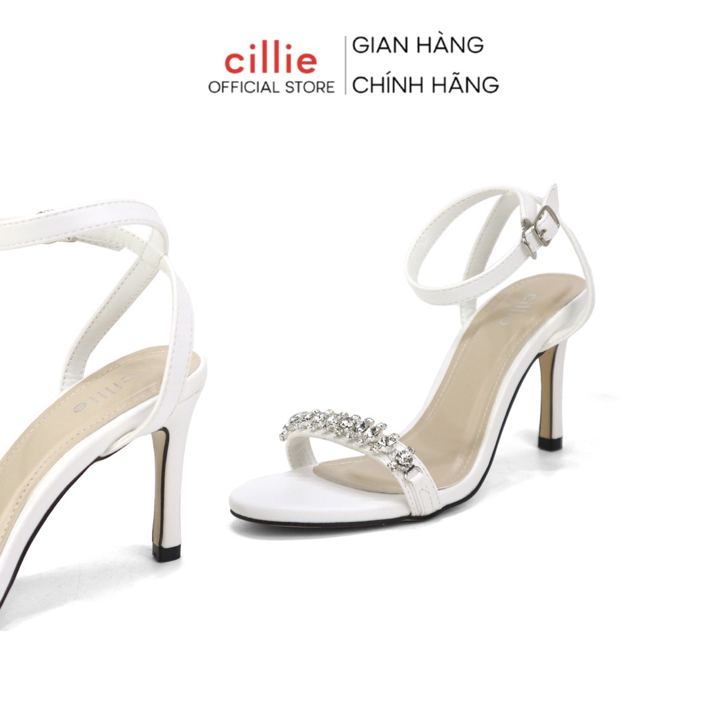 Giày Sandal Cao Gót Đi Tiệc Nữ Cillie Gót Nhọn 9p Chắc Chân Sang Trọng 1004