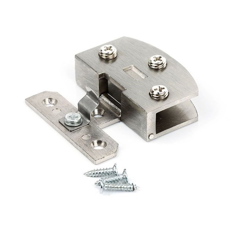 💯Bản lề kẹp kính 5-8mm chốt chặn Inox