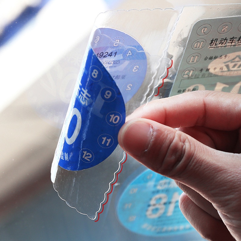 Set 3 Miếng Dán Kính Xe Hơi Bằng PVC Trong Suốt Chống Dấu Vân Tay Đa Năng