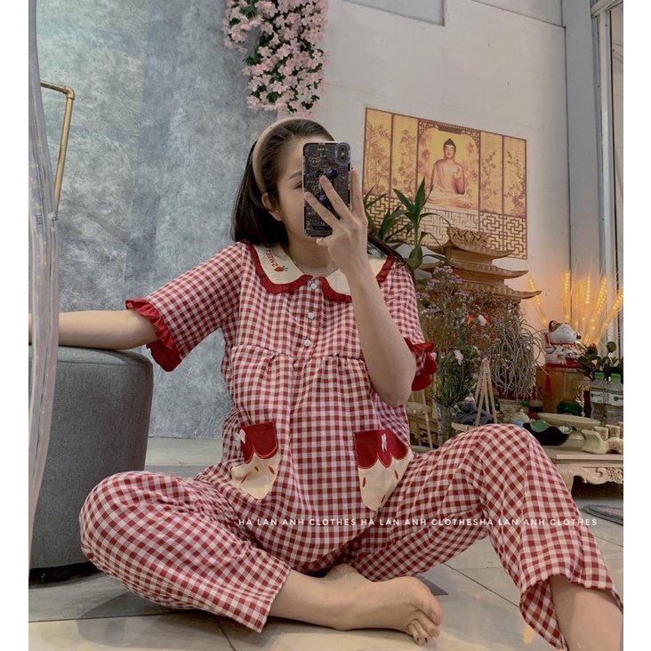BỘ BẦU-BỘ SAU SINH-ĐŨI THÁI KẺ DÂU QUẦN DÀI ÁO CỘC,4 MÀU ,áo có khóa kéo hai bên ,quàn có chun chỉnh