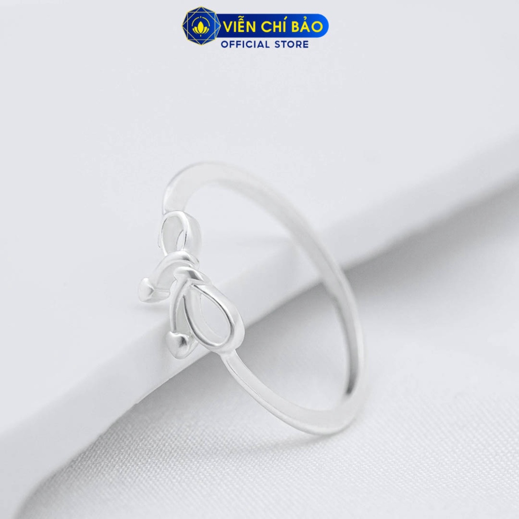 Nhẫn bạc nữ hình nơ chất liệu bạc 925 thời trang phụ kiện trang sức nữ Viễn Chí Bảo N400255