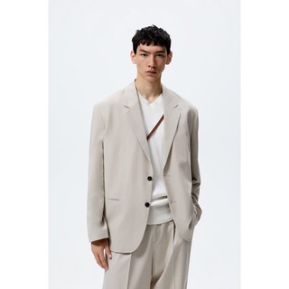 Áo blazer nam from rộng hàn quốc, khoác blazer 3 màu đen , kem, ghi