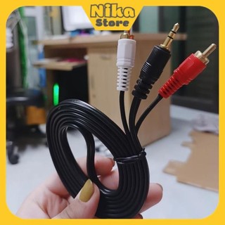 Dây kết nối âm thanh dây AV 1 ra 2 kết nối âm thanh từ amply ra loa - Nika Store
