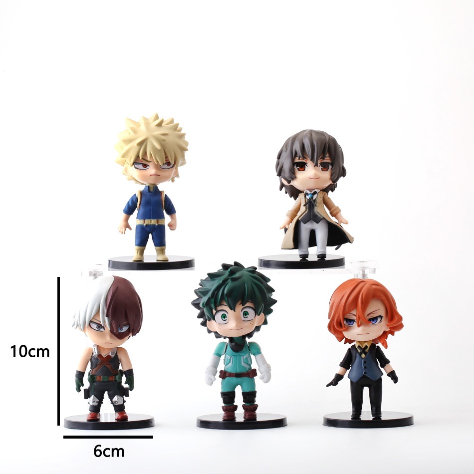Bộ 5 Mô Hình Nhân Vật Midoriya Izuku Bakugou Booming Trong Phim Frozen