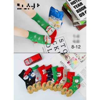 Combo 10 đôi tất NOEL CỔ CAO CHO BÉ