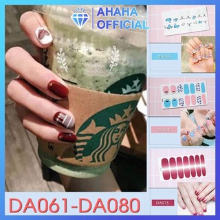 Nail Wraps Set Dán móng tay 14 miếng nhiều mẫu DA061-080