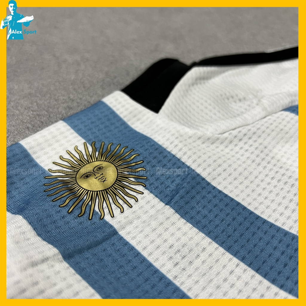 Bộ Quần Áo Đá Bóng Đội Tuyển Quốc Gia Argentina home 3 sao 22-23